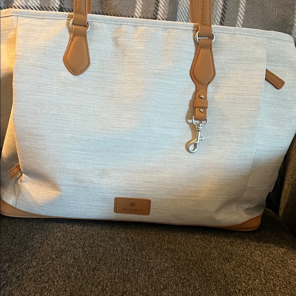 Nordace Beige and Tan Tote Bag